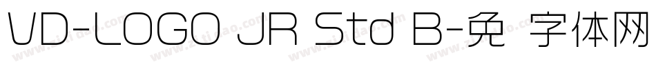 VD-LOGO JR Std B字体转换